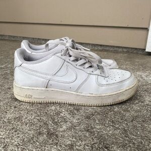 White Nike Air Force 1s